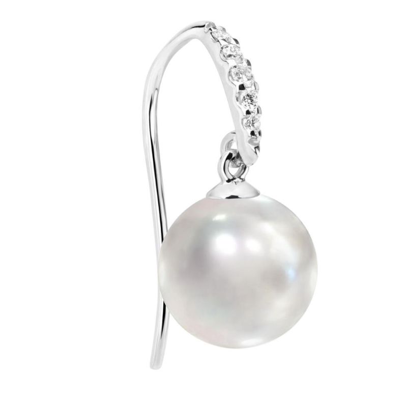 Picture of 8mm FW WHT, CZ S/HOOK